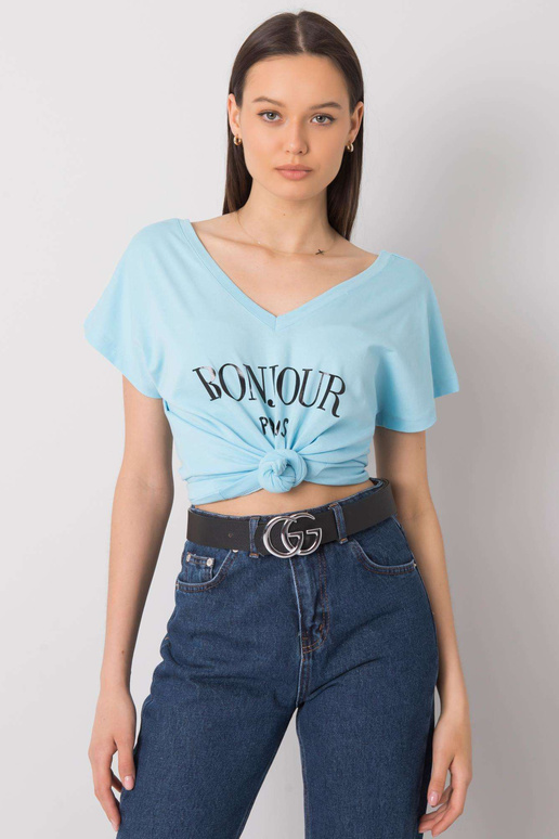 Sinine t-särk kirjaga Hortense