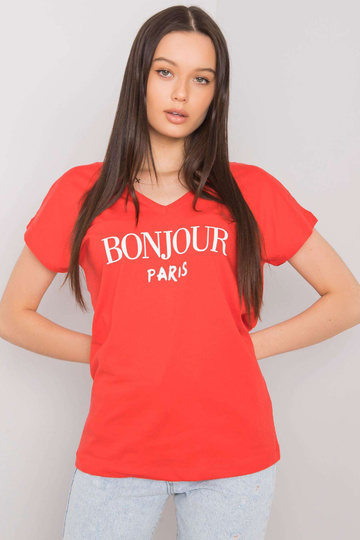 Punane T-särk kirjaga Hortense 2