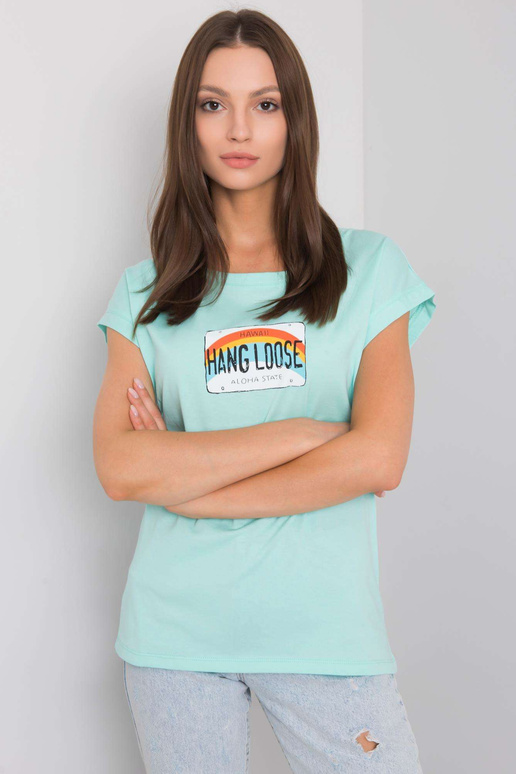 Mint Aloha trükiga T-särk
