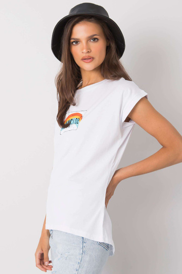 Valge Aloha trükiga T-särk 2