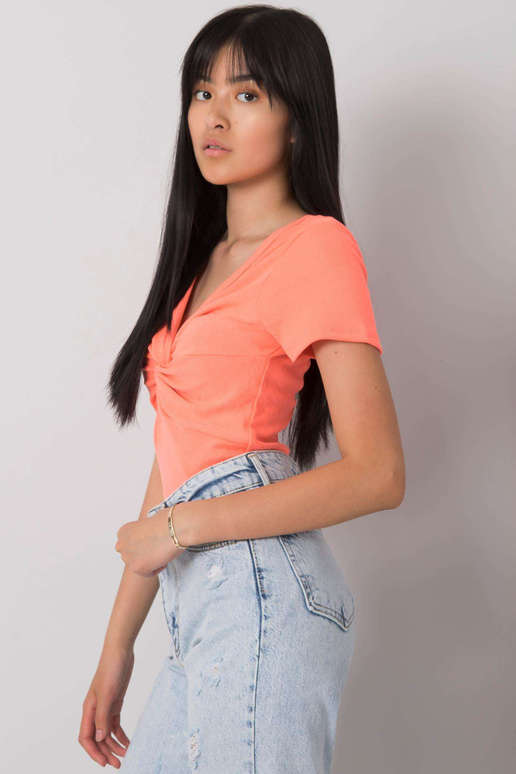 Fluo Coral vabaaja pluus Sandra