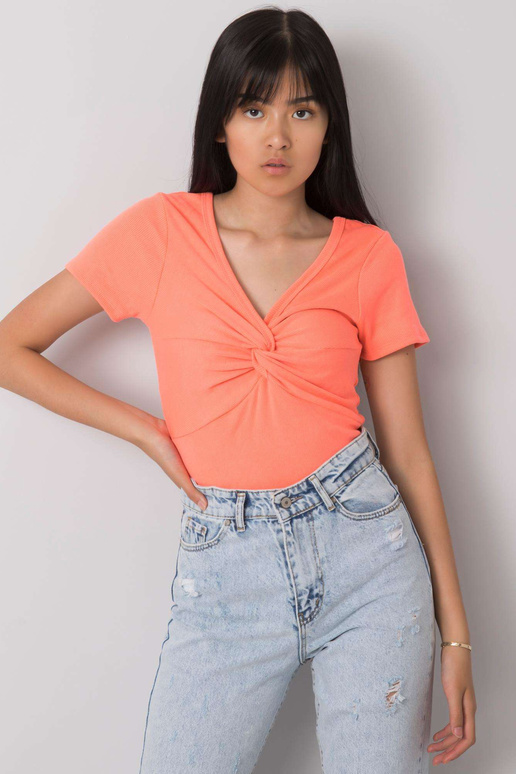 Fluo Coral vabaaja pluus Sandra