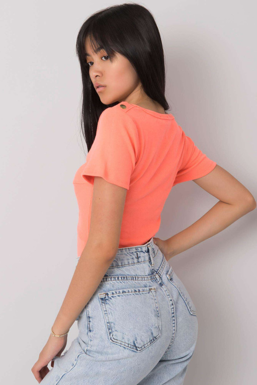 Fluo Coral vabaaja pluus Sandra