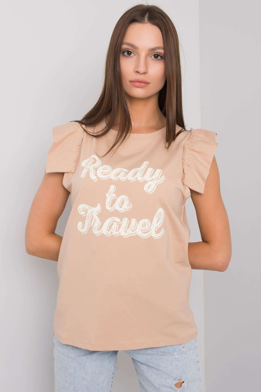 Beež Beverly trükiga pluus