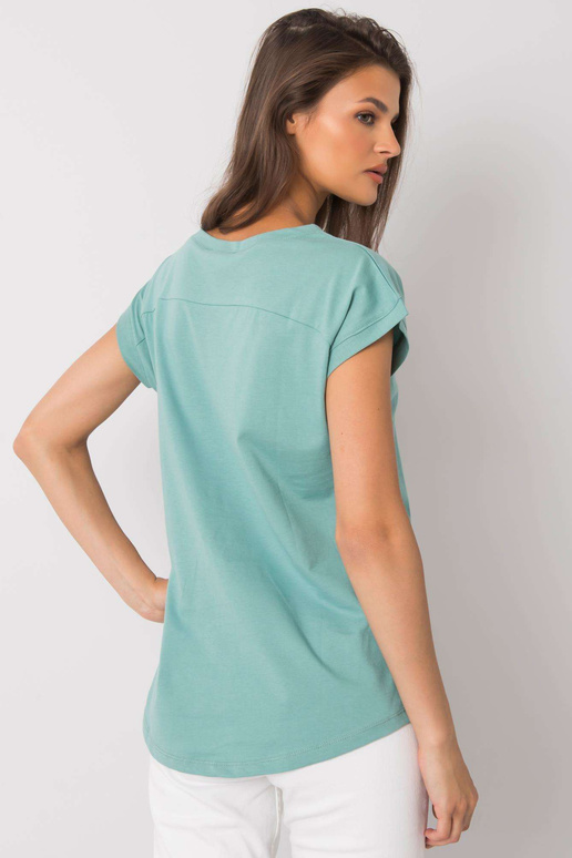 Heleroheline Aloha trükiga T-särk