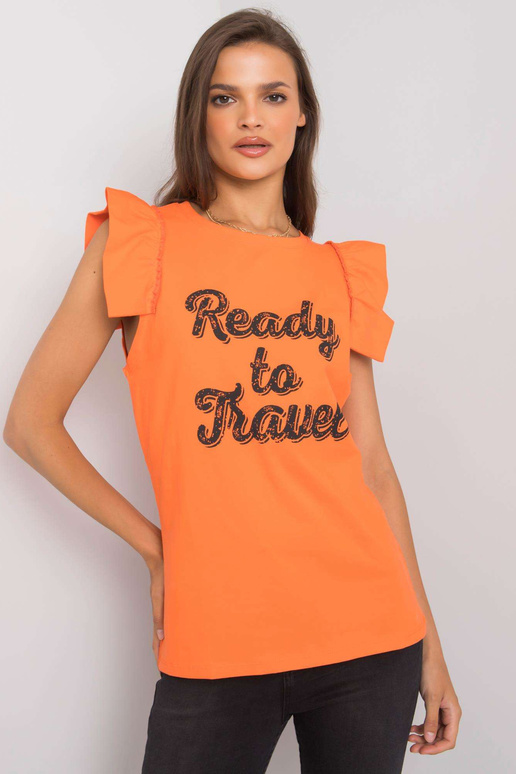 Beverly trükiga oranž pluus Beverly trükiga oranž pluus