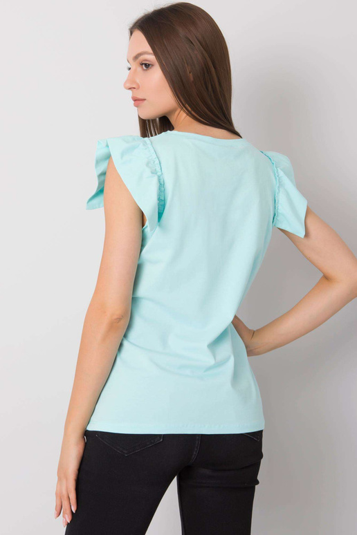 Beverly Print Mint pluus