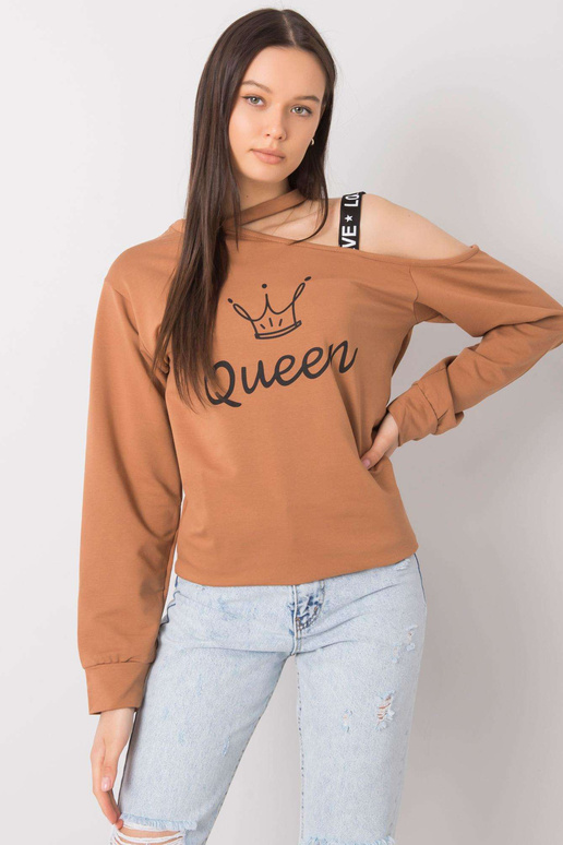 Glenda trükiga kaamelipluus