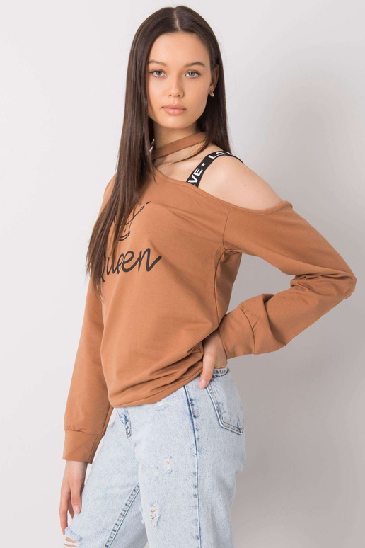 Glenda trükiga kaamelipluus