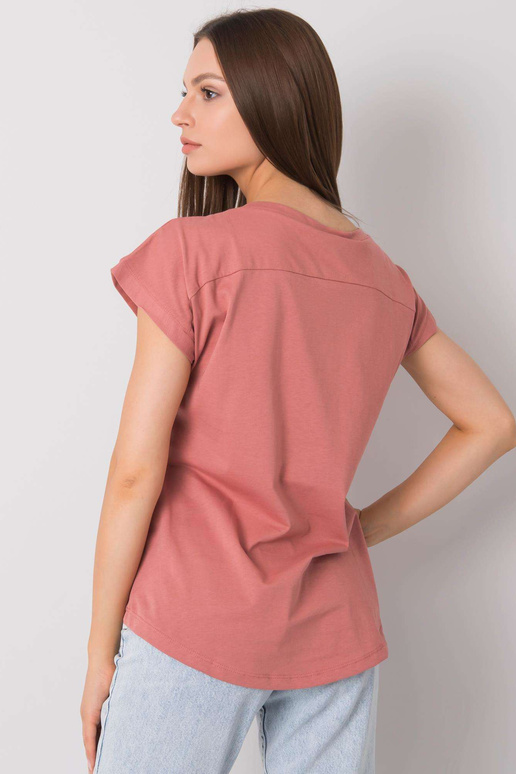 Määrdunud roosa Aloha trükiga t-särk