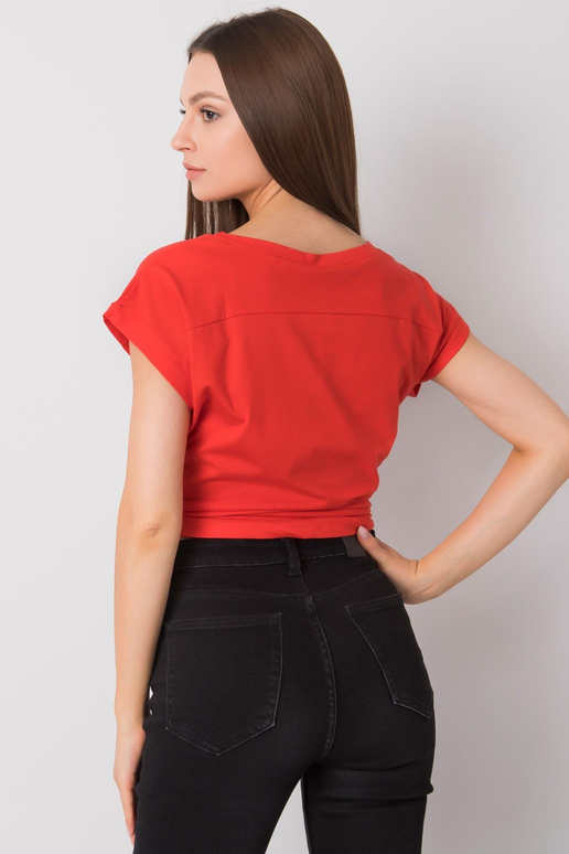 Punane Aloha trükiga T-särk Punane Aloha trükiga T-särk