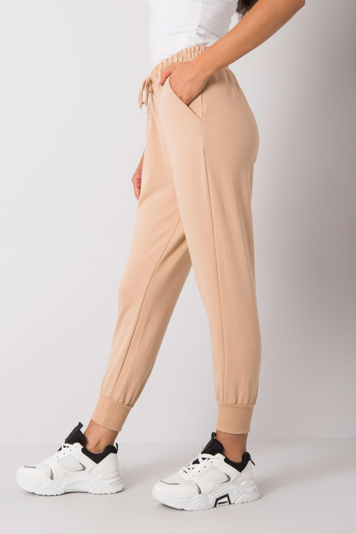 Beežid puuvillased dressipüksid Cailie