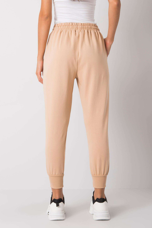 Beežid puuvillased dressipüksid Cailie