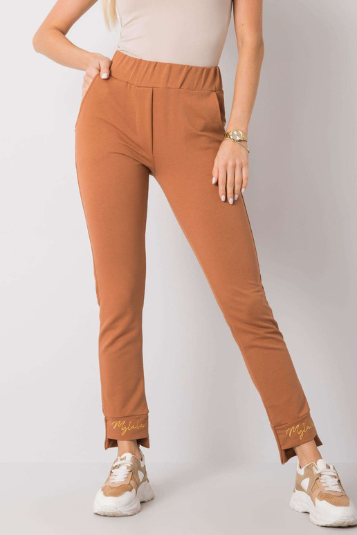 Helepruunid dressipüksid Kareni...