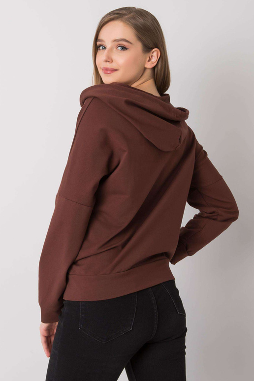 Tumepruun Diane kapuuts