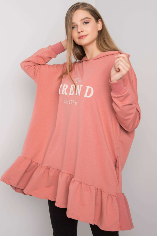 Määrdunud roosa oversize tuunika...