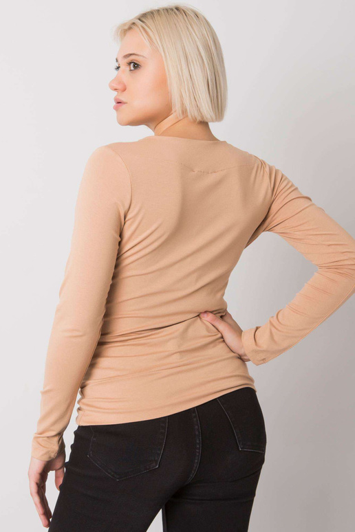 Alicante beež pikkade varrukatega pluus