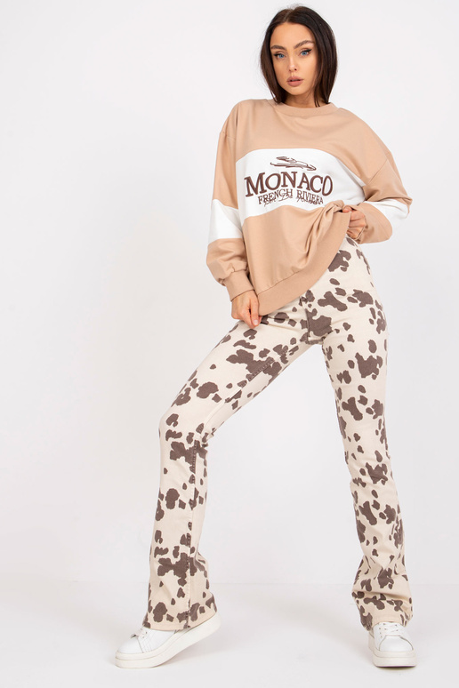 Beež dressipluus Bethany kirjaga