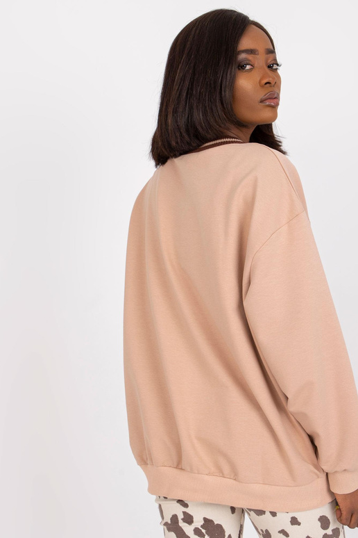 Beež puuvillane dressipluus Louna