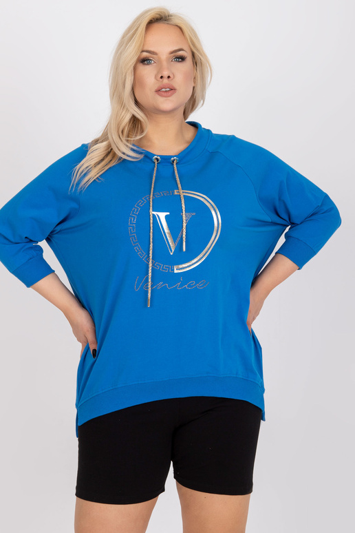 Tumesinine pluss suuruses pluus...