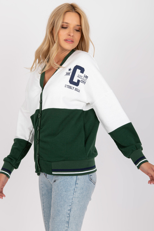 Valge ja roheline dressipluus ilma...