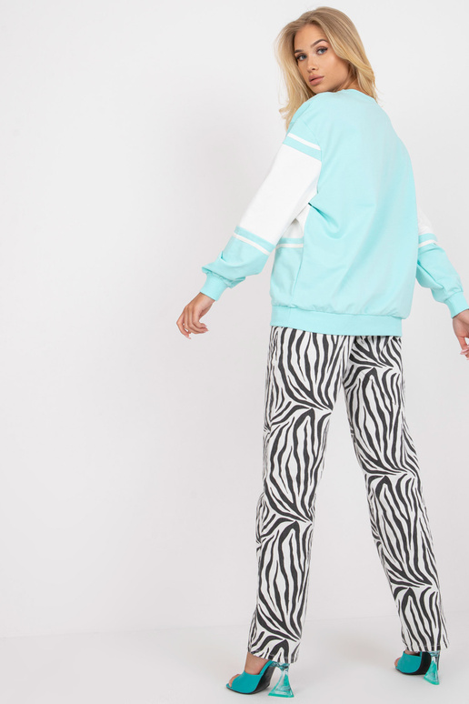 Helesinine kapuutsita dressipluus...