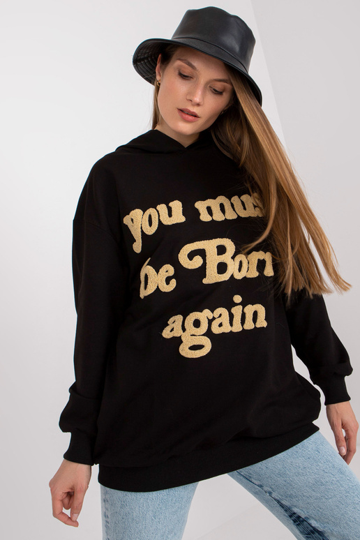 Must avar pusa kapuutsi ja taskutega