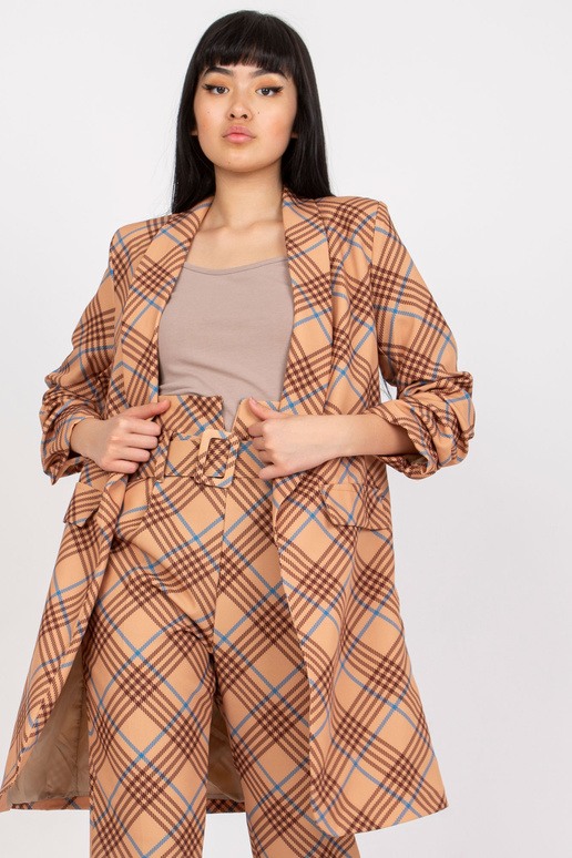 Beež ja sinine pika ruuduline bleiser Beež ja sinine pika ruuduline bleiser