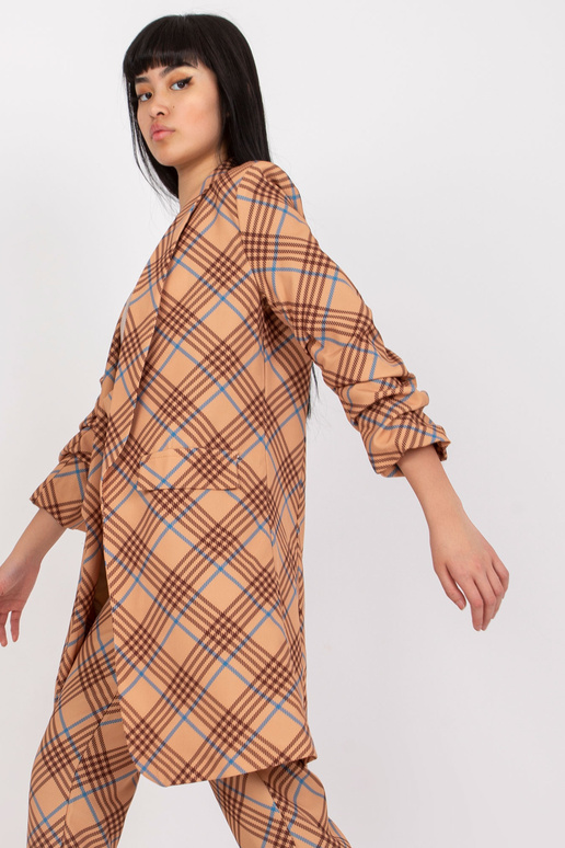 Beež ja sinine pika ruuduline bleiser Beež ja sinine pika ruuduline bleiser