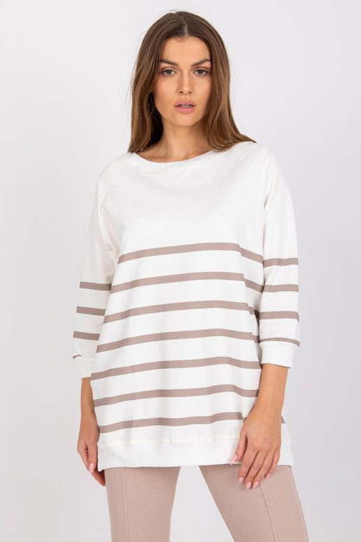 Ekru-tumebeeži triibuline pluus...