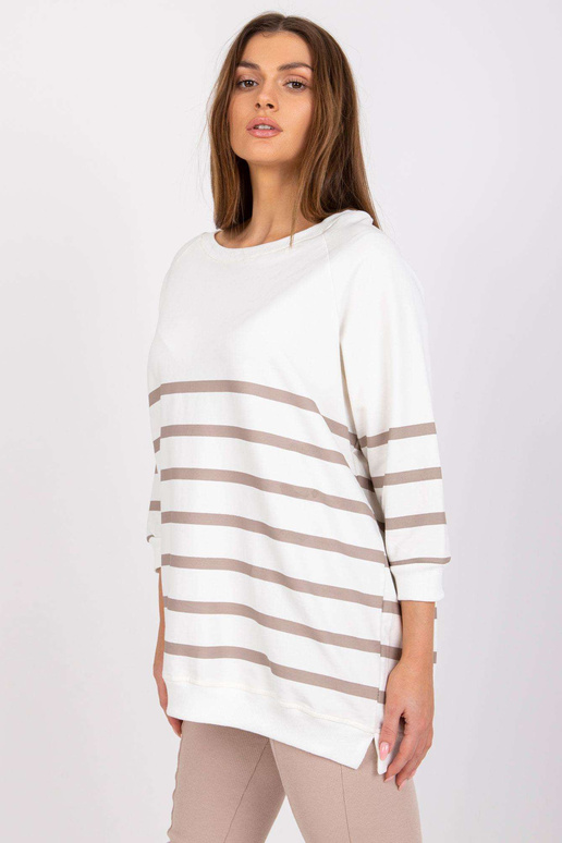 Ekru-tumebeeži triibuline pluus...