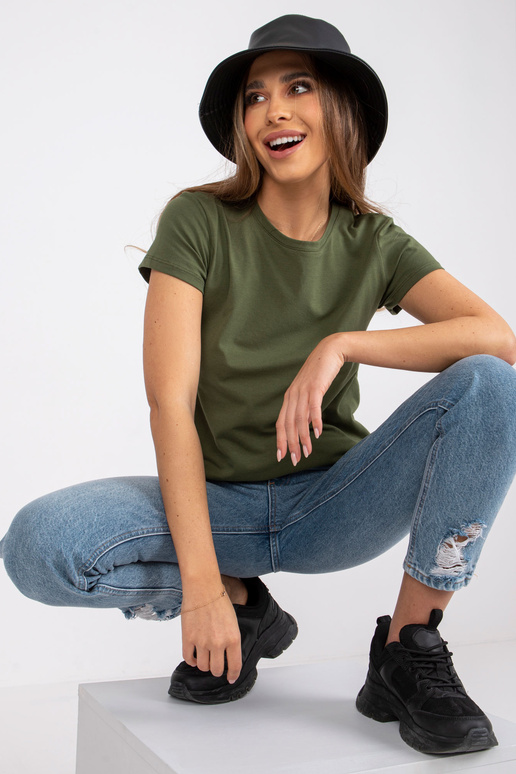 Khaki värvi naiste T-särk Peachy