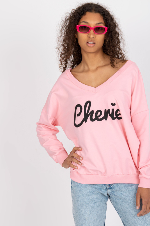 Heleroosa ja musta ülisuure mustriga...