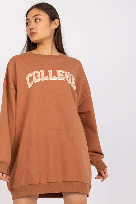 Helepruun pikk dressipluus kirjaga...