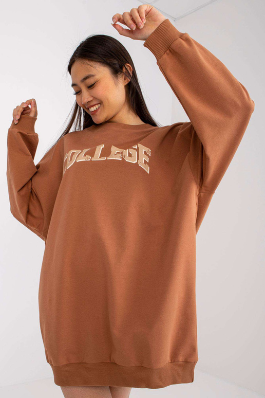 Helepruun pikk dressipluus kirjaga...