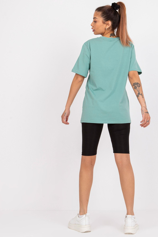 Jade Green Cotton vabaaja T-särk
