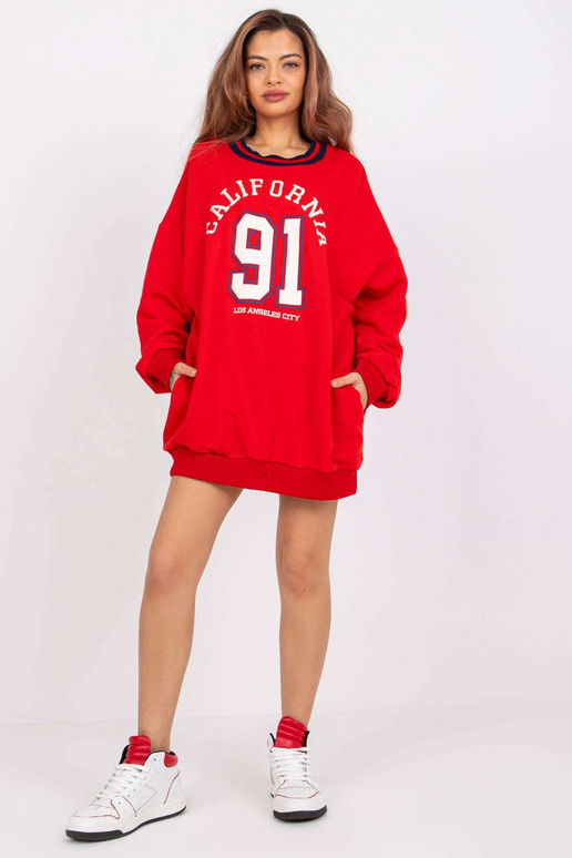 Suzanne naiste punane pikk kampsun