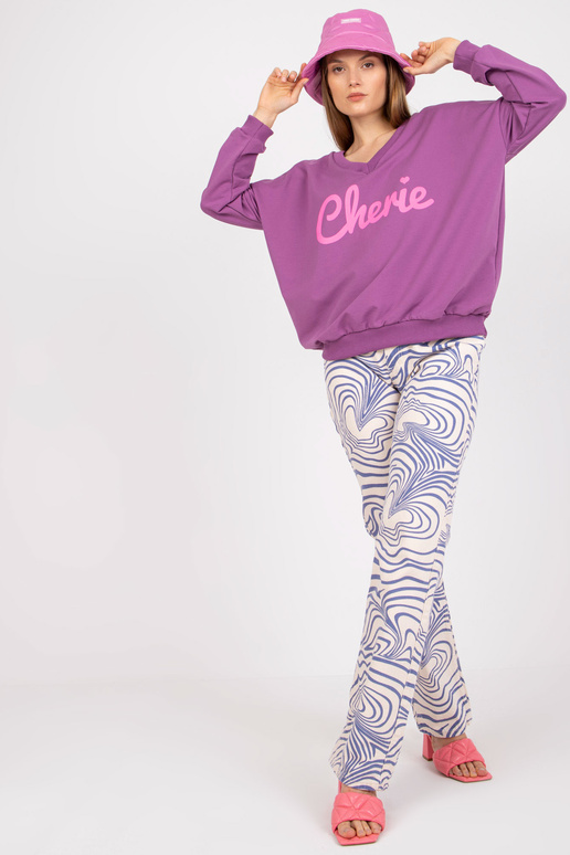 Lilla roosa puuvillase printiga...