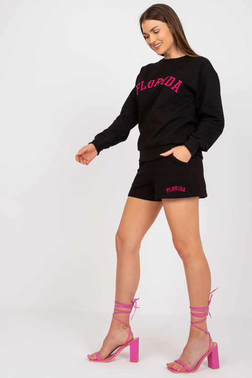 Must dressipluusi komplekt ümara...