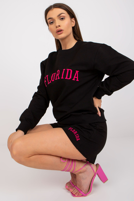 Must dressipluusi komplekt ümara...