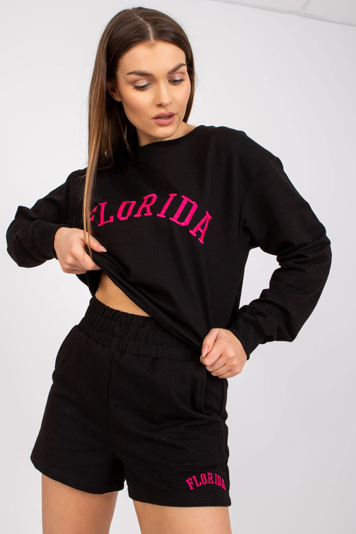 Must dressipluusi komplekt ümara...