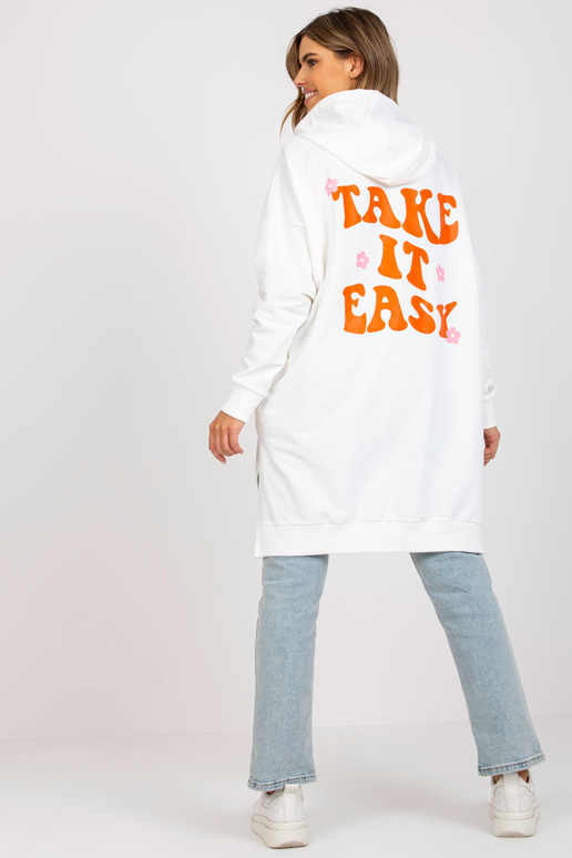 Valge ja oranž oversize lukuga...