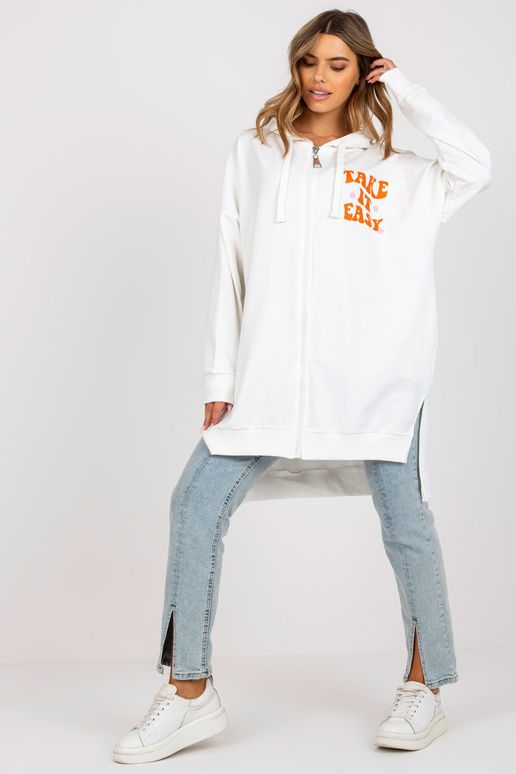 Valge ja oranž oversize lukuga...