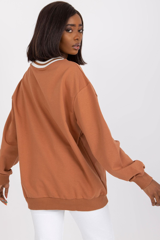 Helepruun dressipluus oversize Louna