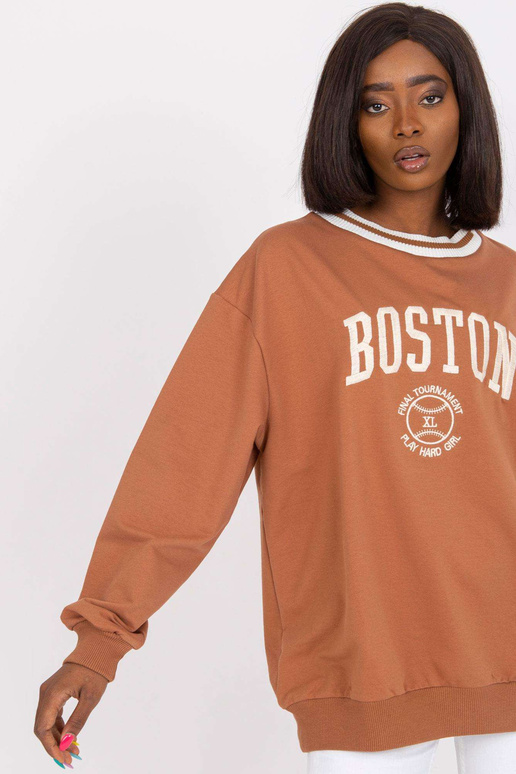 Helepruun dressipluus oversize Louna