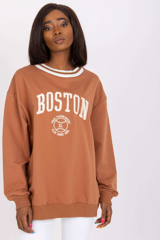 Helepruun dressipluus oversize Louna