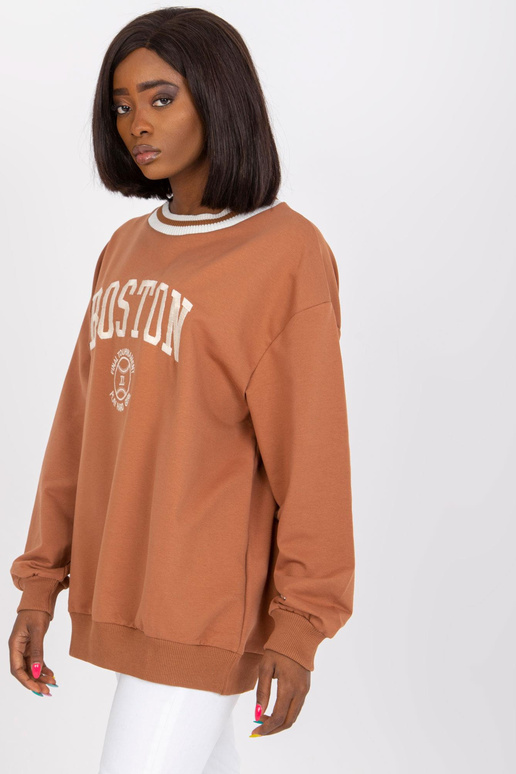 Helepruun dressipluus oversize Louna