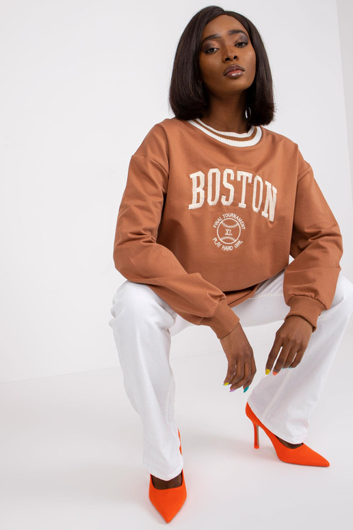 Helepruun dressipluus oversize Louna