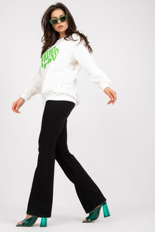 Valge ja roheline oversize trükiga...