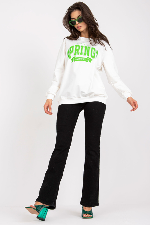 Valge ja roheline oversize trükiga...